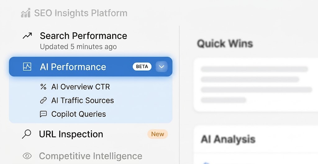 ¿Qué es «AI Performance» en Bing Webmaster Tools y qué parámetros mide?